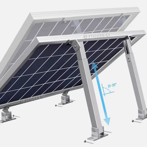 Hệ thống cấu trúc mái nhà tấm pin mặt trời bằng nhôm, giá đỡ lắp đặt tấm pin mặt trời, giá đỡ điều chỉnh độ nghiêng, giá đỡ lắp đặt tấm pin mặt trời - Product Image 1