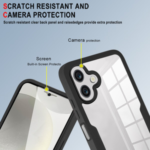 <span class=keywords><strong>Coque</strong></span> A06 avec protecteur d'écran intégré, <span class=keywords><strong>coque</strong></span> de téléphone portable 360 TPU + PC pour <span class=keywords><strong>Samsung</strong></span> Galaxy A05 A15 A25 A35 A55 A16 A06 - Product Image 5