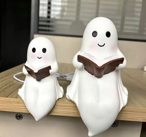 Lámpara de Noche de Resina con Forma de Fantasma, Decoración de Mesa para Halloween - Product Image 5
