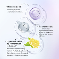 Kit de Soins Coréens de Beauté pour Femmes avec Nettoyant Visage Hydratant, Crème Visage et Tonique à l'Acide Hyaluronique V7, Marque Blanche