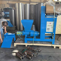 Machine automatique à briquettes biomasse à bon prix Machine d'extrudeuse de presse à briquettes de bois à vendre
