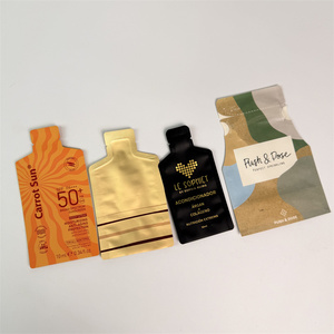 Sacchetti Personalizzati a Forma <span class=keywords><strong>di</strong></span> Bottiglia in <span class=keywords><strong>Carta</strong></span> Biodegradabile per Campioni, Gel Sportivi, Miele, Bevande Energetiche - Product Image 5