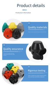 Capuchon de protection en caoutchouc de silicone RUNDE DRQ anti-oiseaux, protection de condensateur, isolation, protection - Product Image 4