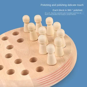 Jeu d'échecs à mémoire colorée Jeux de société de bureau interactifs pour enfants Parents Outil d'entraînement de l'esprit pour l'intelligence des enfants - Product Image 3