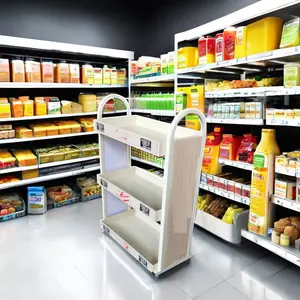 Design Custom Display Racks Supermarket Shelves Snack Display Racks Free Design OEM Supplier Manufacturing Services