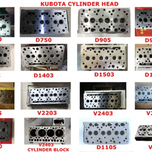 Assemblage de têtes de cylindre pour moteur Kubota, à bas prix, d'usine, Z602, D500, D600, V1200, s2600, s2800, f2573, f2805