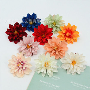 Fleurs artificielles d'épiphyllum Dongchen Crafts, 8 cm, en soie, faites à la main, pour coiffes, couronnes, fleurs décoratives pour chapeaux - Product Image 4