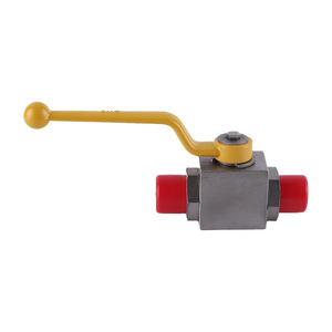 Vanne à boisseau sphérique manuelle haute pression KHB 1 pouce à filetage externe en acier au carbone et acier inoxydable pour tuyauterie industrielle - Product Image 2