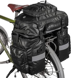 Bolsa de Transporte Impermeable para Bicicleta, de Oxford, Altamente Reflectante, para Bicicleta Eléctrica, Mochila, Bolsa Trasera para Portaequipajes de Bicicleta de Montaña o Carretera - Product Image 1