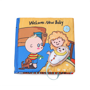 Activité douce enfant apprentissage livre d'histoire éducation identifier 3d tissu non toxique infantile sensoriel tissu livres enfants jouets - Product Image 2