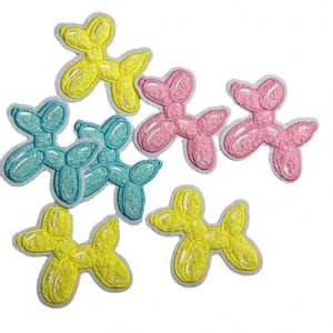 New Iron on Colorful Chenille Embroidered Dog Shape Patch for Kid's Clothes - Product Image 3