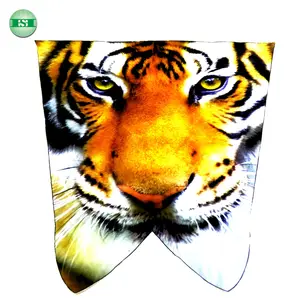 Personalized tiger pattern underwear textile 4 way stretch spandex fabric sublimation printing with your graphic
