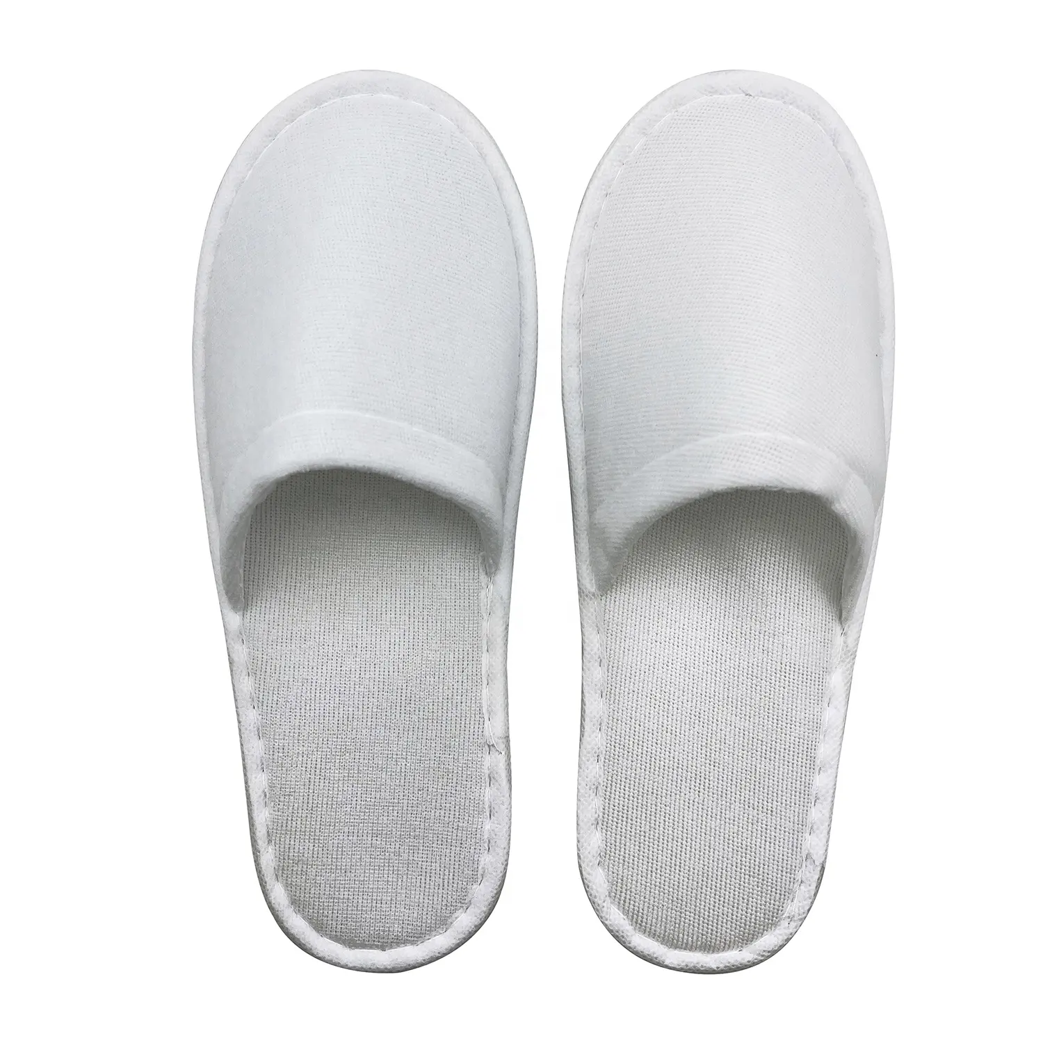 Zapatillas de hotel desechables blancas personalizadas Zapatilla de hotel/SPA de alta calidad Servicios de hotel