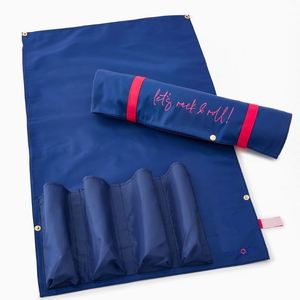 Bolsa Enrollable para Mahjong, Personalizada, Multiusos, de Nailon Morado, con Cierre de Botón, Grande (Más de 50 cm) - Product Image 3