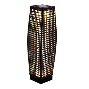 Luces LED para Patio, Lámpara Solar de Jardín de Mimbre para Exteriores, Luces Decorativas para el Hogar - Product Image 1