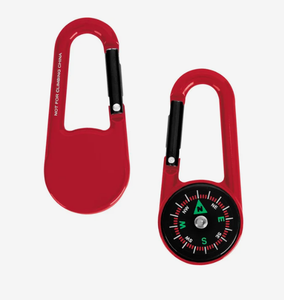 Porte-clés en métal gravé avec logo personnalisé, boussole, cadeau promotionnel pour le camping, la randonnée, la navigation, la survie, cadeau <span class=keywords><strong>d</strong></span>'entreprise - Product Image 1