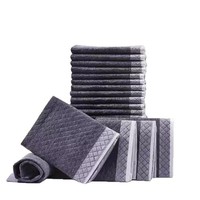 Vente en gros de coussinets absorbants jetables pour chiens, en charbon de bambou, épaissis, à forte absorption des odeurs, motif trèfle à quatre feuilles, pour post-opératoire