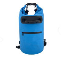 Bolsa Seca de PVC de 20L, Flotador Impermeable para Almacenamiento al Aire Libre, Boya de Buceo, Bolsa de Natación Salvavidas, Paquete Oceánico
