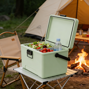 Nevera Portátil Aislada de 12L, Moderna, de Polipropileno, Resistente al Agua, de Grado Alimenticio, para Acampar, Hacer Picnic y Uso en <span class=keywords><strong>Grupo</strong></span> - Product Image 4