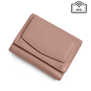 Factory Genuine Leather Financial Cloth Rfid Coin Purse <strong>Wallet</strong> Women'S <strong>Wallet</strong> Short Purse Mini <strong>Wallet</strong> Gift <strong>for</strong> Ladies <strong>Teen</strong> Girls - Product Image 2