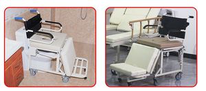 ベストセラー多機能手動担架看護ベッド高品質トイレ穴車椅子病院にアクセス可能価格 - Product Image 5
