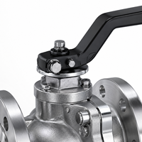Vanne à boisseau sphérique flottante Q41F CF8M Classe 300 à bride, avec siège en PTFE, pour usage industriel, haute pression