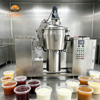 Marmite de cuisson sous vide inclinable SUS304 à chauffage vapeur, à basse température et sous pression négative, pour viande, fruits de mer et aliments préparés
