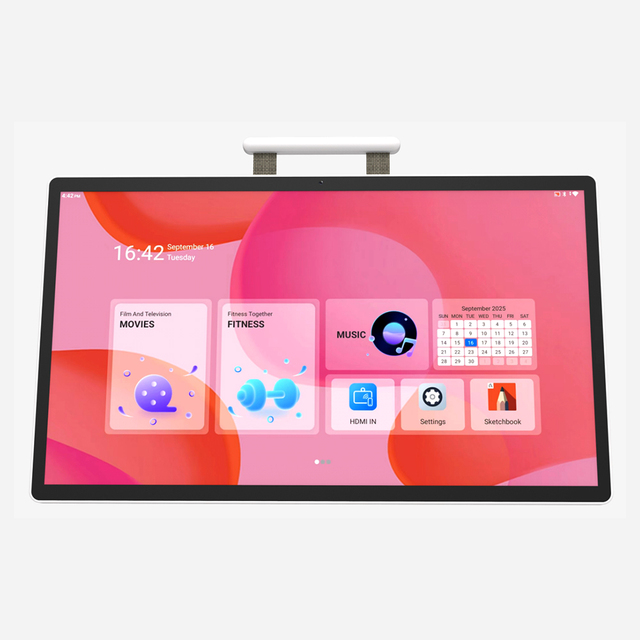 INNCHIP 24-Inch White Android Smart TV Tablet LED Backlight HD1080 Resolution 60Hz Refresh Rate /USB Ports
