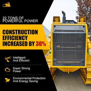 Bulldozer sur chenilles homologué CE pour le défrichement, le nivellement et le dégagement de terrain en projets d'ingénierie routière - Product Image 4