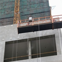 Acier + peinture ZLP630 Entretien de façade de bâtiment temporaire électrique Plate-forme suspendue Berceau suspendu