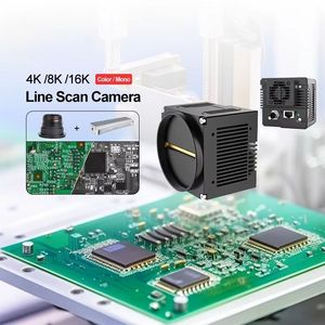 Caméra industrielle HIFLY à vision industrielle haute vitesse 16K 72kHz Mono CMOS 10GigE à balayage linéaire 16K avec prise en charge du balayage linéaire - Product Image 2