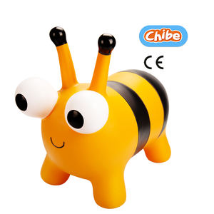 Hopper <span class=keywords><strong>animal</strong></span> en caoutchouc coloré et souple, OEM ODM, pour l'exercice des enfants, balance, saut, <span class=keywords><strong>abeille</strong></span>, pour enfants - Product Image 1