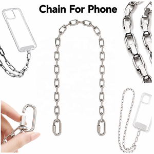 Chaîne de sac de haute qualité et sangle de téléphone personnalisable en chaîne dorée avec chaînes pour sangles de sacs à usage polyvalent - Product Image 1