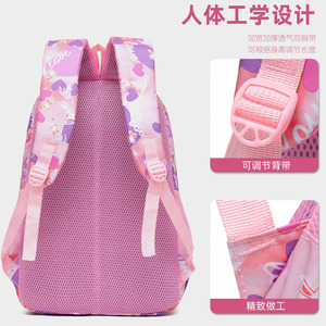 Student <b>Backpack</b> 18 In <b>Large</b> Capacity Cartoon Design For Girls School Education - Product Image 3