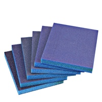 Éponge de ponçage Blocs de ponçage abrasifs superfins Éponge de sable lavable Éponge de papier de verre humide et sèche