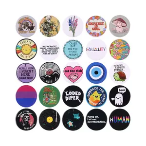 Wholesale Custom Buttons Pins Cute Pin metal badge blank tinplate button badges supplier anime button badge metal crafts