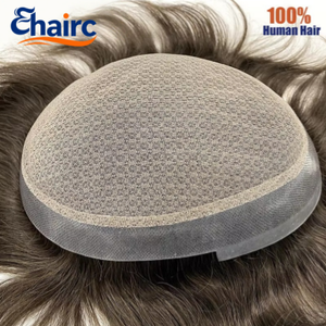 Système capillaire bouclé pour hommes en dentelle double couche, 100% <span class=keywords><strong>cheveux</strong></span> humains, durable et résistant à la déchirure, pour <span class=keywords><strong>cheveux</strong></span> clairsemés - Australie - Product Image 4