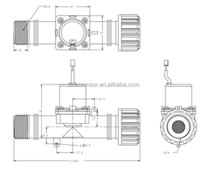 Vanne solénoïde en plastique à verrouillage DC3V, vanne solénoïde à impulsion basse pression pour système d'<span class=keywords><strong>arrosage</strong></span> automatique alimenté par batterie 5V - Product Image 6