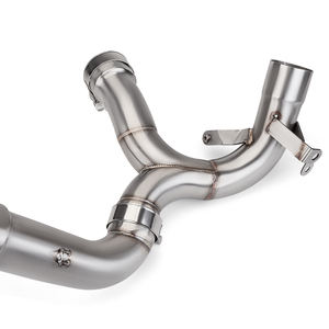 Pour Ducati Multistrada 1200 S 2010-2017 tuyau d'échappement <span class=keywords><strong>moto</strong></span> moyen lien tuyau en acier inoxydable <span class=keywords><strong>ligne</strong></span> de course - Product Image 6