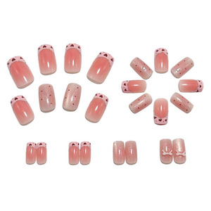 <span class=keywords><strong>Faux</strong></span> <span class=keywords><strong>ongles</strong></span> Qianya œil de chat à presser en ABS faits à la main, courts, de luxe, 3D avec colle pour femmes, vente en gros, 24 ou 30 pièces - Product Image 6