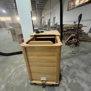 ホットセール ポータブル モダン ハーフボディスチーム 室内サウナ ニュージーランドパイン/カナダヘムロック材 無垢材 - Product Image 4