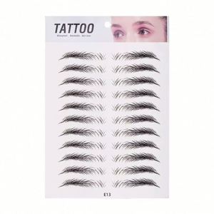 Kit de pochoirs autocollants temporaires imperméables pour tatouage, pour des sourcils parfaits - Product Image 4