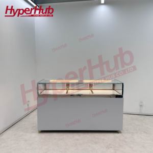 Vitrina Refrigerada Comercial de Una Sola Capa para Pasteles, con Enfriamiento por Aire e Iluminación LED Mejorada para Panaderías y Tiendas de Postres - Product Image 1