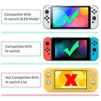 Accesorio de Agarre Vertical para Nintendo Switch OLED, Estilo 3D, Soporte Portátil, Funciona con Consola Portátil