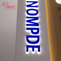 Caisson lumineux d'intérieur en aluminium de signalisation d'orientation à LED de style moderne