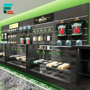 Manufacturer Display Showcase Custom Glass Showcases Dispensary Store Display Cigars Glass Cabinets Display Case For Smoke Shop