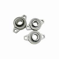 Zinklegering flenslager KFL08 KFL001 Oliegesmeerde 2-bout flens P6 precisie 40x80mm voor 3D-printer Loodschroef/as/CNC