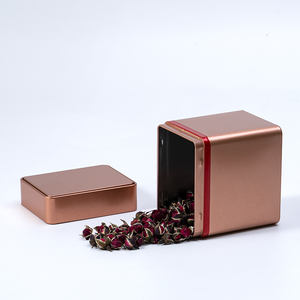 Fabrik Großhandel Weißblech Candy <span class=keywords><strong>Box</strong></span> Metall verpackung Custom Printing Red Recta ngle Blechdosen - Product Image 6