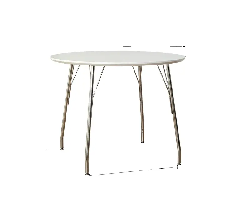 북유럽 작은 가구 테이블 현대 간단한 거실 라운드 철 협상 테이블 식당 테이블