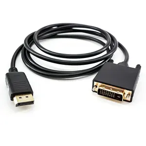 الأكثر مبيعاً كامل HD Displayport إلى DVI(24 + 1) كابل DP إلى DVI كابل